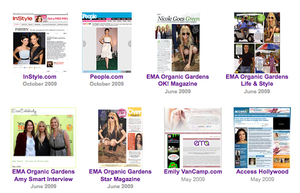 EMA Press Page Shows It Actively Promoted Its "EMA Organic Gardens"