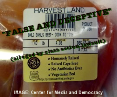 Harvestland chicken label.png