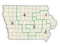 Iowa 2007 congressional districts.JPG