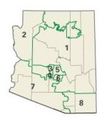 Arizona 2007 congressional districts.JPG