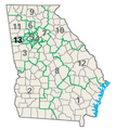 Georgia 2007 congressional districts.png